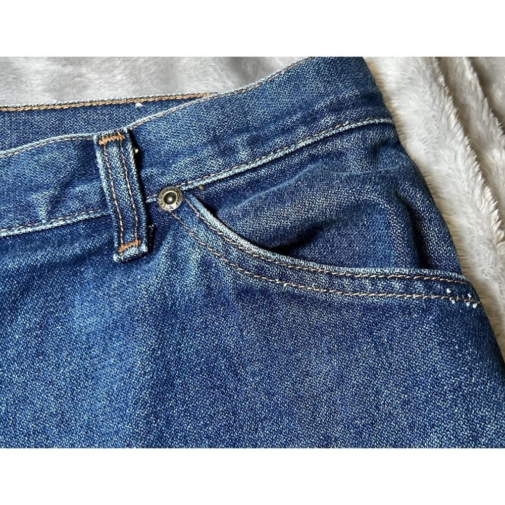 Vintage Wrangler Womens Size 20 Misses Full Fit Jeans Made in USA Blue Denim - Picture 11 of 16